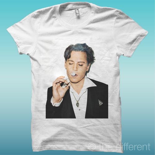 Shirt johnny depp smoke - depp,