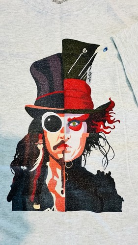 Maglietta johnny depp collage - johnny,