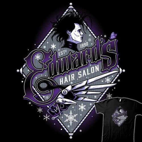 Shirt tim burton edward - t-shirt,