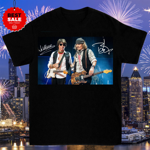 Shirt firmata jeff beck - t-shirt, e